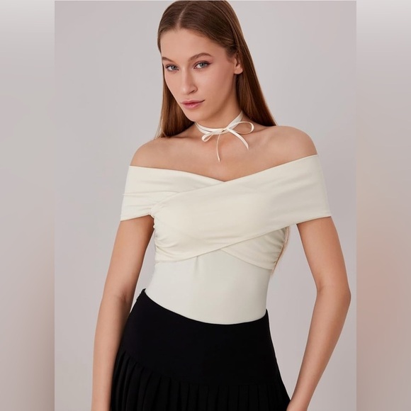 Cider Tops - NWT CIDER OFF THE SHOULDER VERSATILE BODYSUIT XL Workhorse piece, offers options
